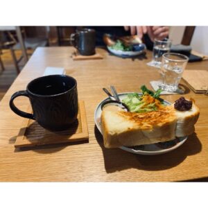 岐阜県大垣市にある喫茶とちょうど品エントワのモーニング
